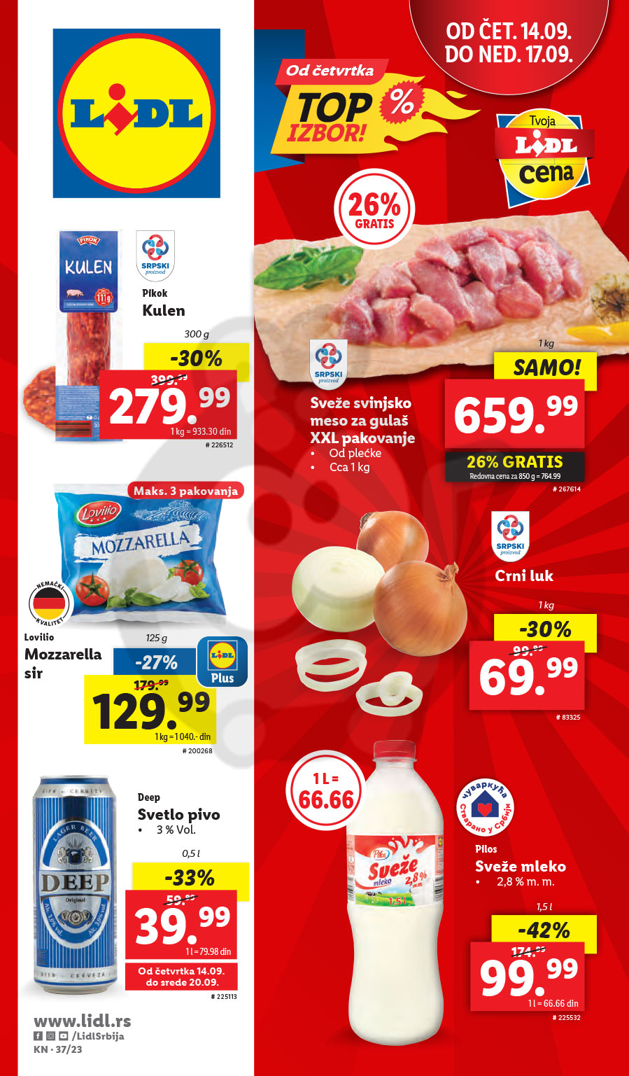 Lidl Srbija Parkside Katalog Akcija Septembar