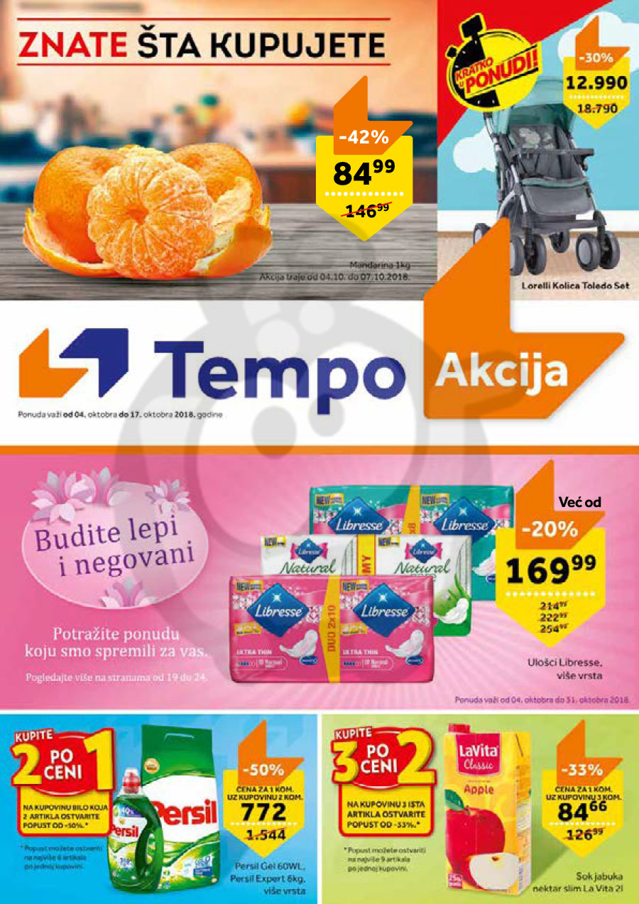 Tempo Katalog Akcija : Tempo Katalog Akcija 19.10. - 01.01.2017. | Kuda u Kupovinu - Pogledaj ostale kataloge ove prodavnice.