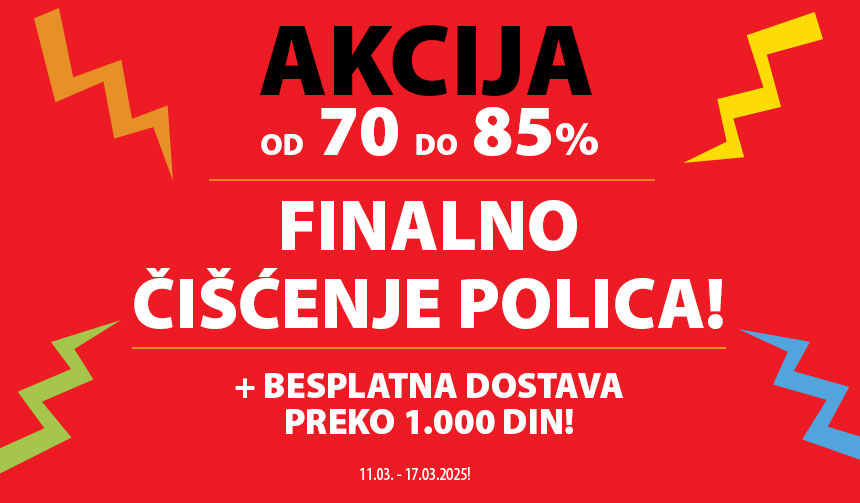 FINALNO ČIŠĆENJE POLICA