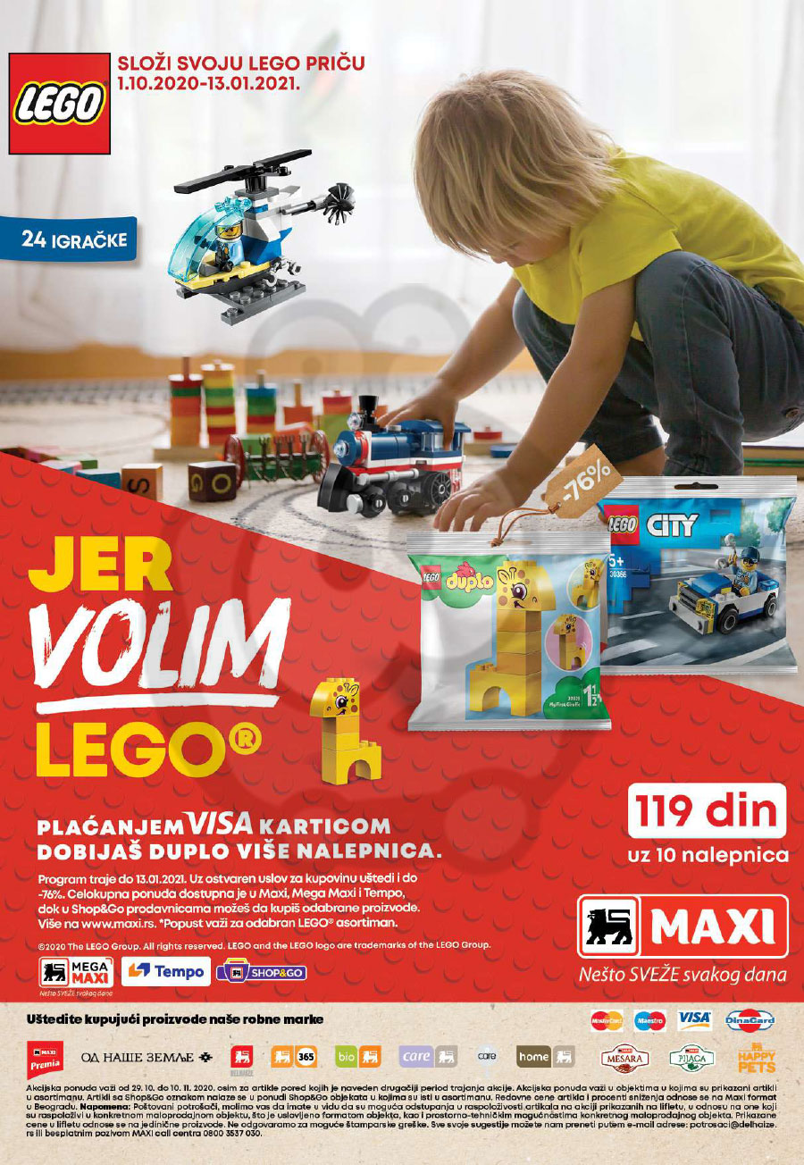 lego maxi akcija