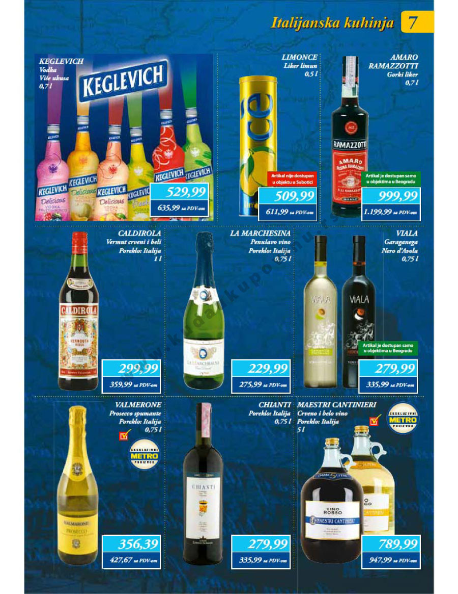 Katalog Akcija Italijanaska Kuhinja