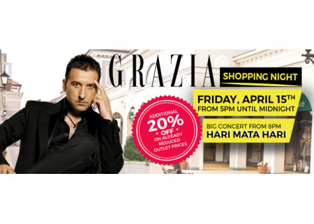 Grazia Shopping Night u Fashion Parku ovog petka!