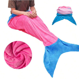 Mermaid Blanket - Plišano Sirena ćebe roze-plavo