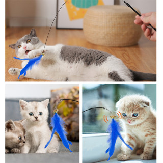 Interaktivna igračka za mačke - Pecaljka sa percem