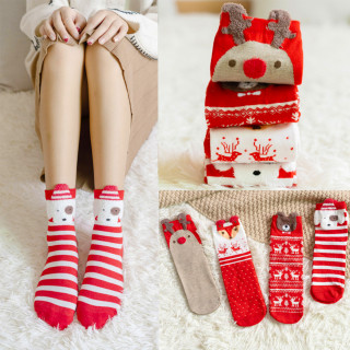 Christmas socks – Ženske čarape sa novogodišnjim motivima