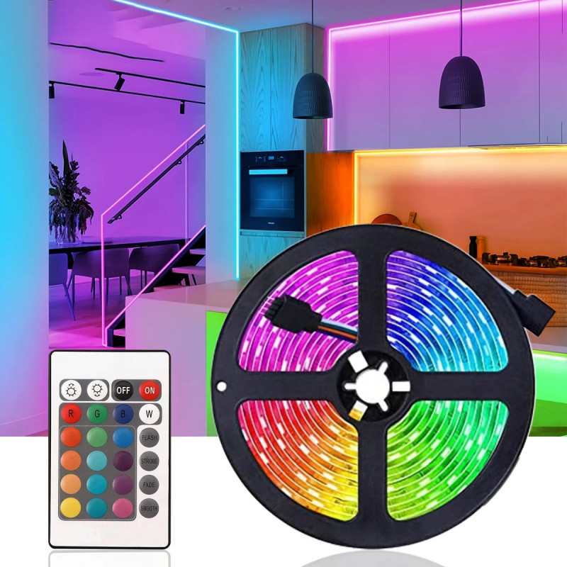 RGB LED traka sa daljinskim - ambijentalno osvetljenje za dom