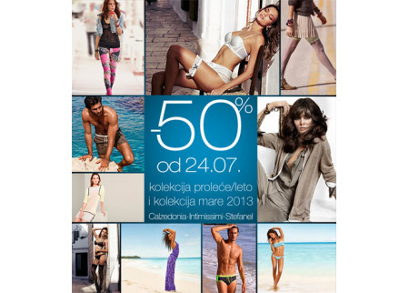 -50% sniženje u prodavnicama Calzedonia, Intimissimi i Stefanel