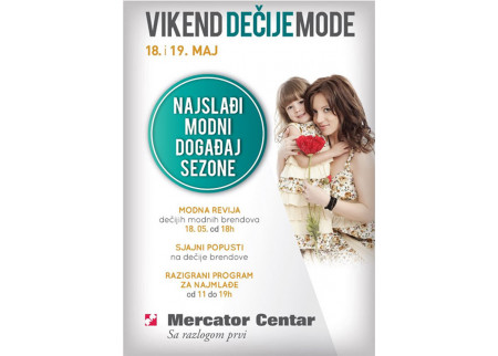 Vikend dečije mode u Mercatoru