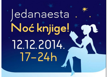 Noć knjige 12. decembar 2014. od 17 do 24h