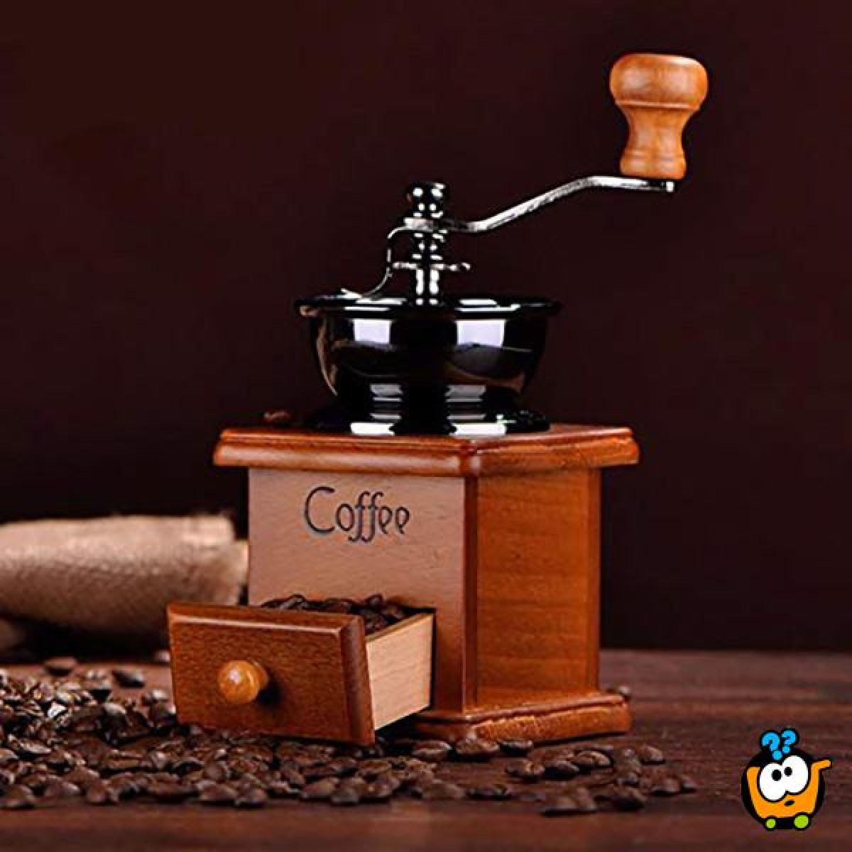 Retro ručni mlin za kafu | Kuda u Kupovinu