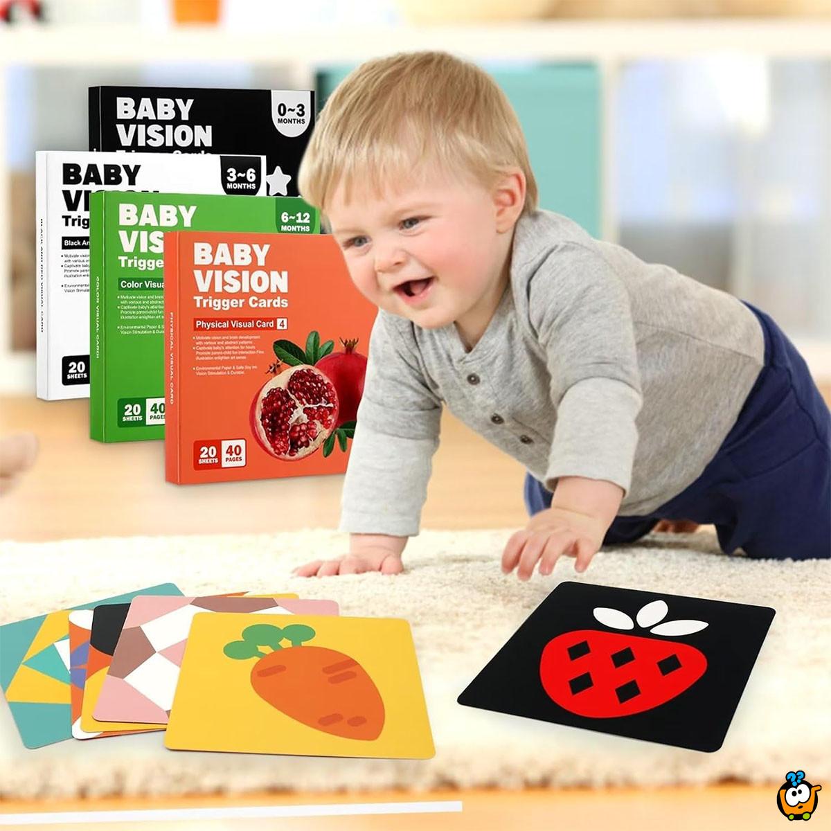 Baby Vision level 4 - edukativne kartice za bebe jarkih boja (12-26 meseci)